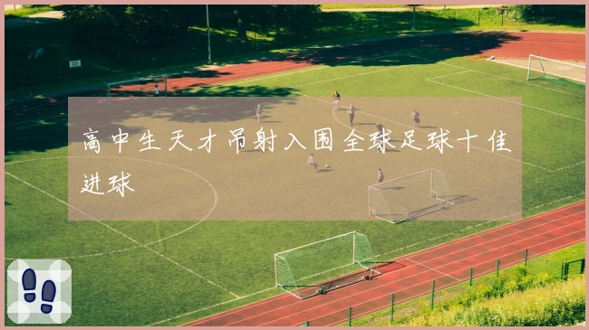 高中生天才吊射入围全球足球十佳进球