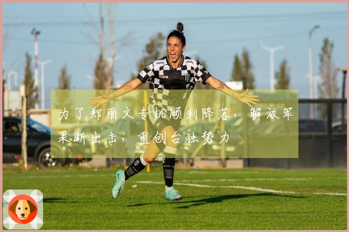 为了郑丽文专机顺利降落，解放军果断出击，重创台独势力